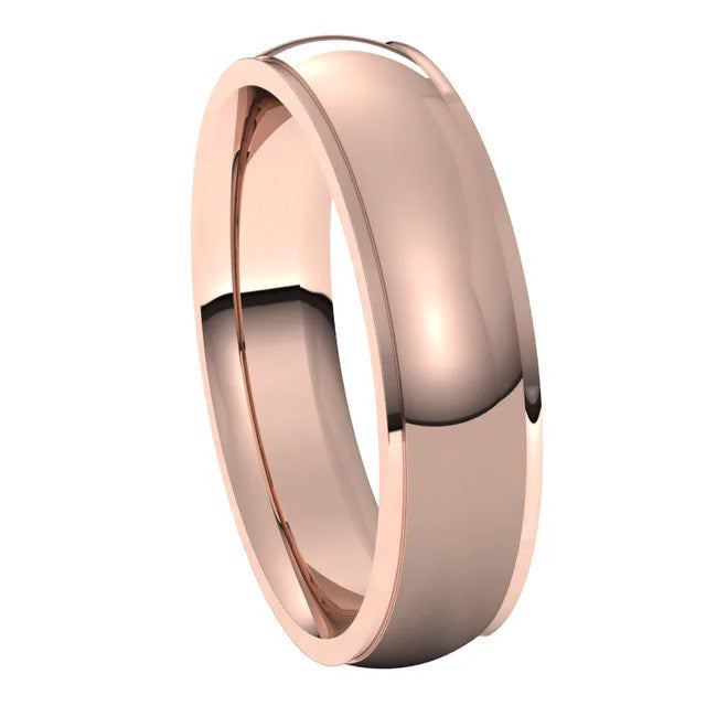 5mm Stepped Comfort Fit Wedding Band