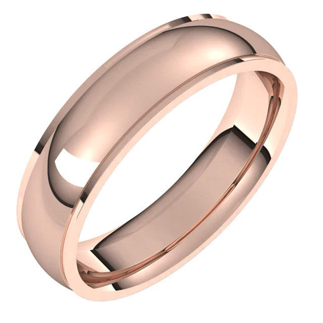 5mm Stepped Comfort Fit Wedding Band