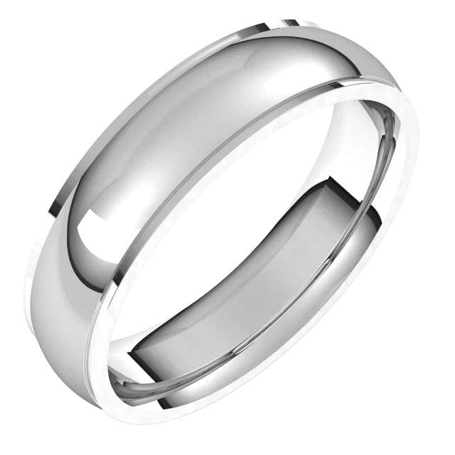5mm Stepped Comfort Fit Wedding Band