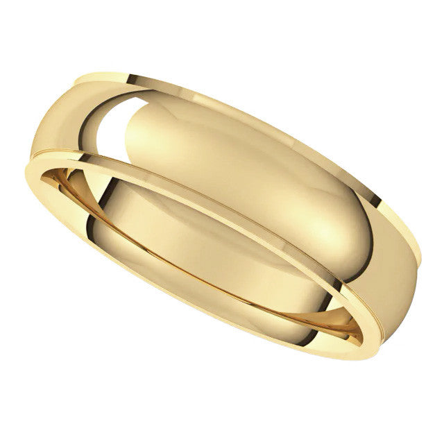 5mm Stepped Comfort Fit Wedding Band