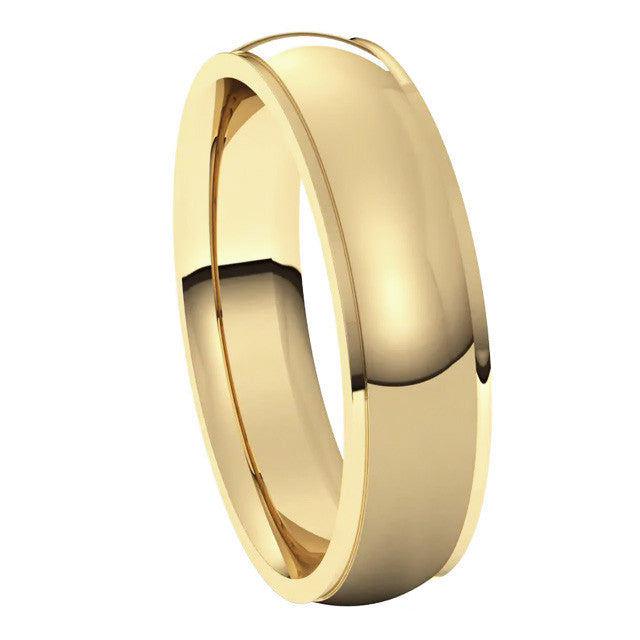 5mm Stepped Comfort Fit Wedding Band