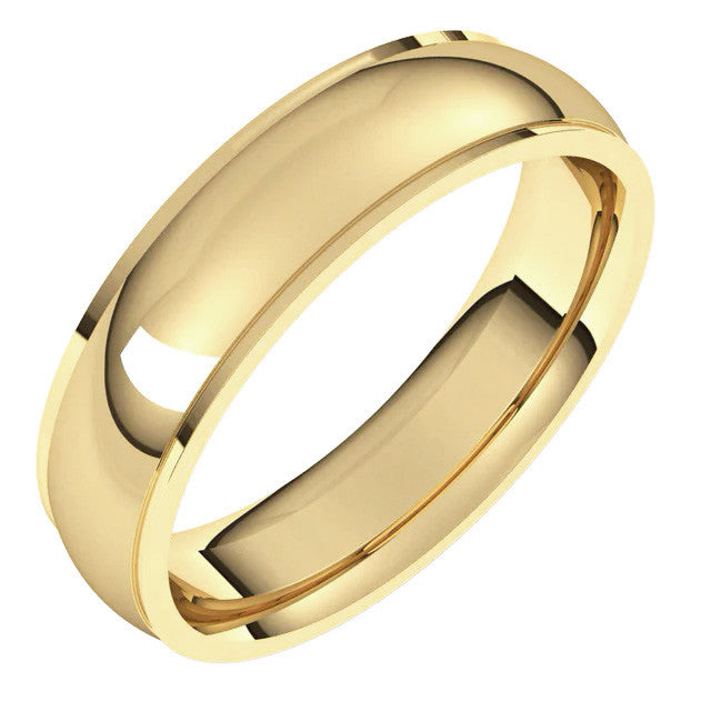 5mm Stepped Comfort Fit Wedding Band