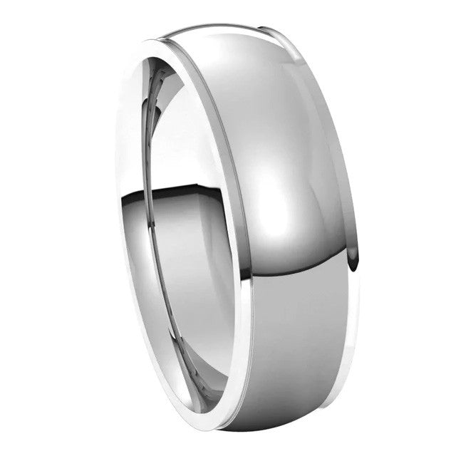 6mm Stepped Comfort Fit Wedding Band