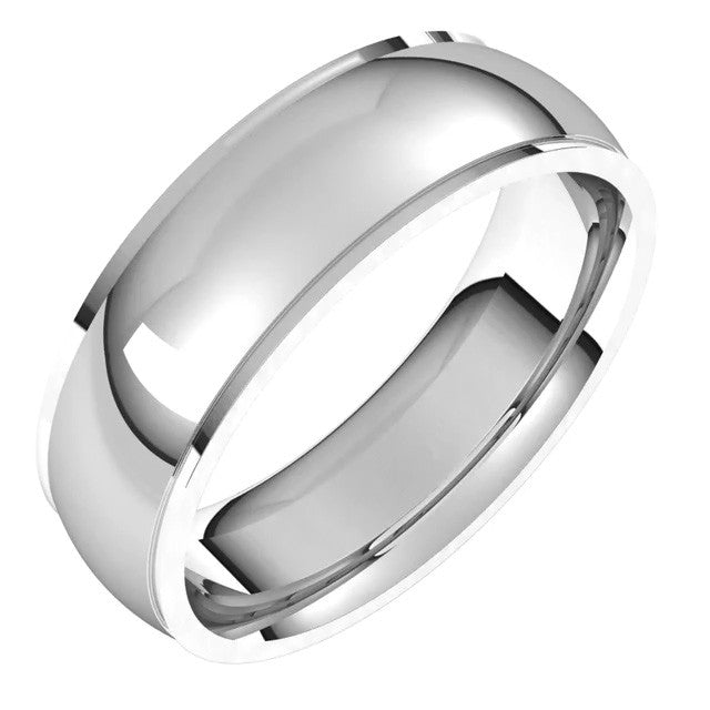 6mm Stepped Comfort Fit Wedding Band