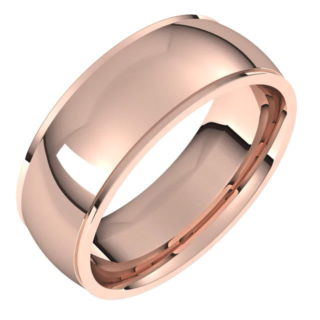 7mm Stepped Comfort Fit Wedding Band