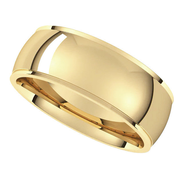 7mm Stepped Comfort Fit Wedding Band
