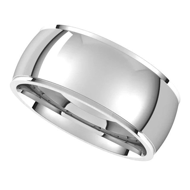8mm Stepped Comfort Fit Wedding Band