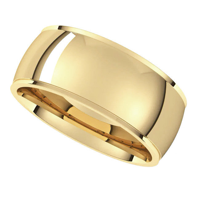 8mm Stepped Comfort Fit Wedding Band
