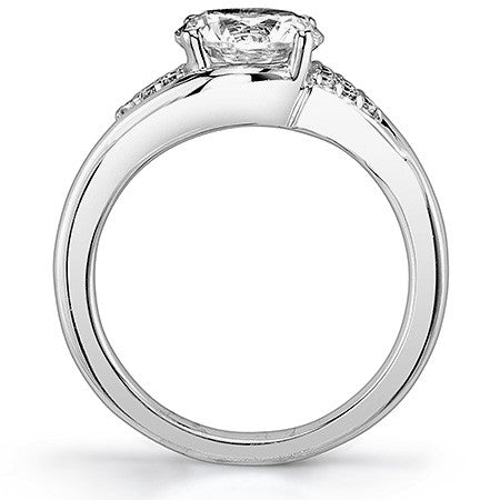 Bypass Round Brilliant Engagement Ring