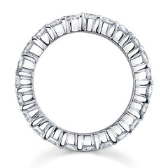 3.0mm Moissanite Shared Prong Eternity Ring