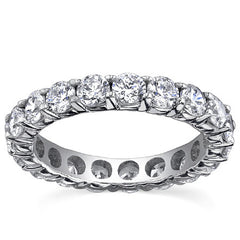 3.5mm Moissanite Shared Prong Eternity Ring