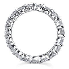 3.5mm Moissanite Shared Prong Eternity Ring