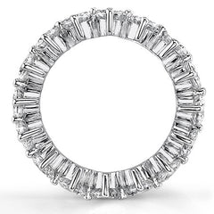 4.0mm Moissanite Shared Prong Eternity Ring