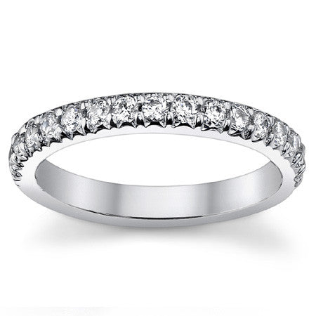 Moissanite Shared Prong Eternity Ring