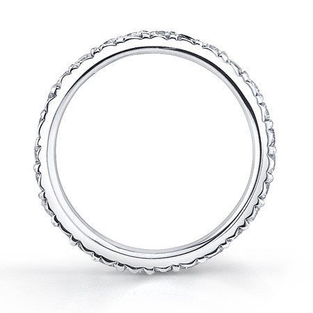 Moissanite Shared Prong Eternity Ring