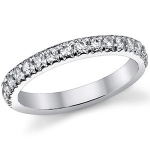 Moissanite Shared Prong Eternity Ring