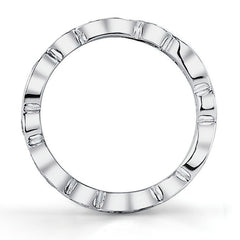 Round Brilliant Moissanite Stackable Eternity Ring (1.1ct)