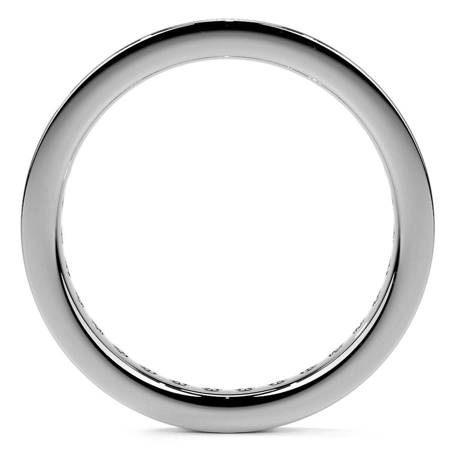 Round Brilliant Channel Setting Moissanite Eternity Ring 0.8ct - 0.9ct