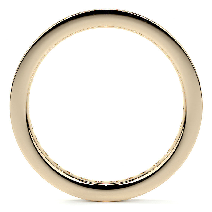 Round Brilliant Channel Setting Moissanite Eternity Ring 0.8ct - 0.9ct