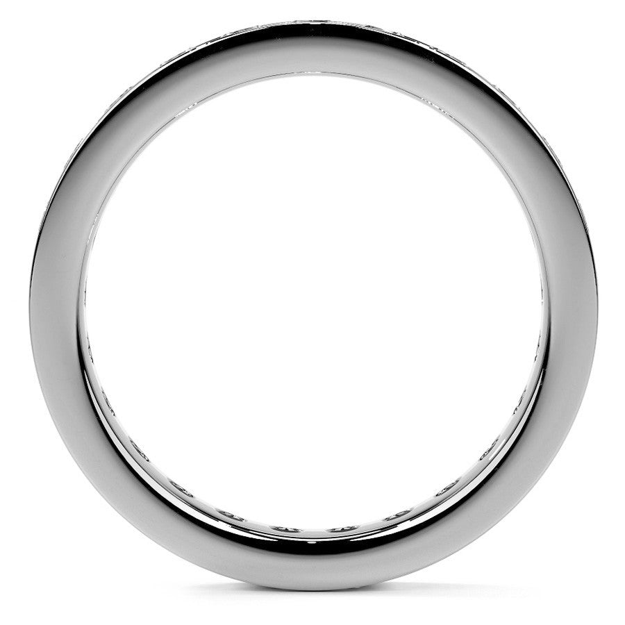 Round Brilliant Channel Setting Moissanite Eternity Ring 1.2ct - 1.4ct