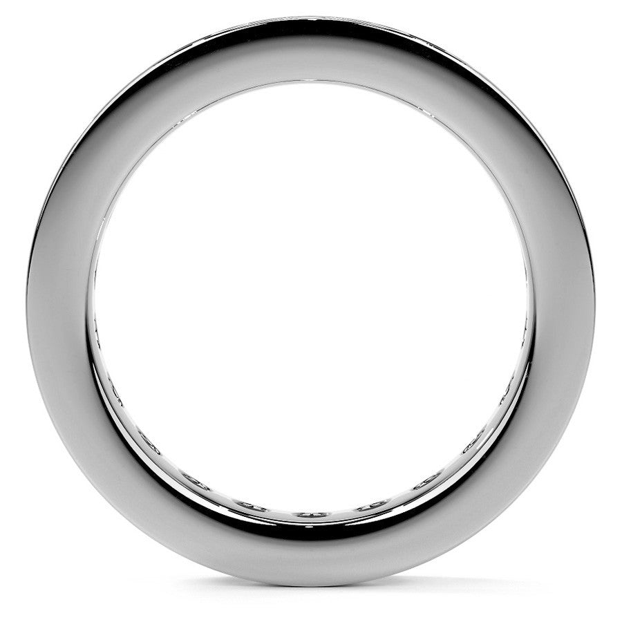 Round Brilliant Channel Setting Moissanite Eternity Ring 1.8ct - 2.1ct