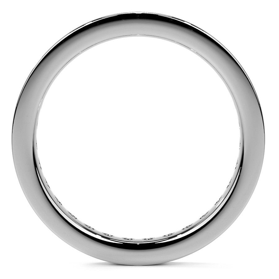 Round Brilliant Channel Bead Setting Moissanite Eternity Ring 0.7ct - 0.9ct