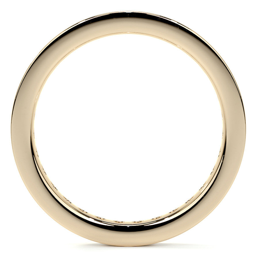 Round Brilliant Channel Bead Setting Moissanite Eternity Ring 0.7ct - 0.9ct