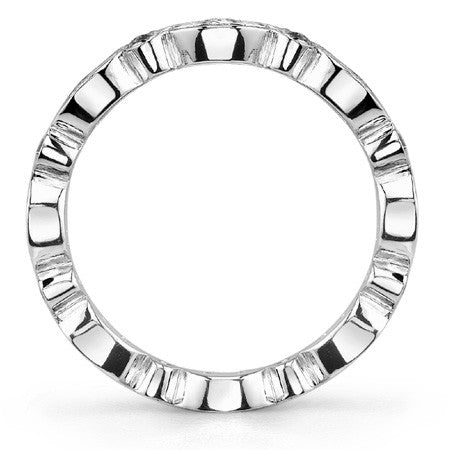 Round Brilliant Moissanite Stackable Eternity Ring (0.50ct)