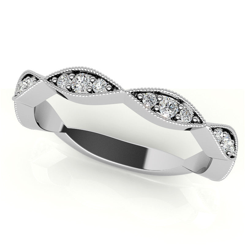 Unique Halo Round Brilliant Moissanite Engagement Ring