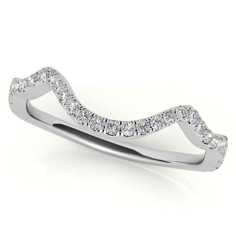 Infinity Style Halo Cushion Moissanite Engagement Ring