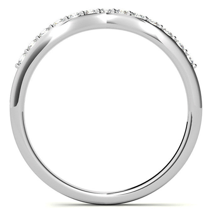 6-Prong Diamond Round HA Moissanite Engagement Ring