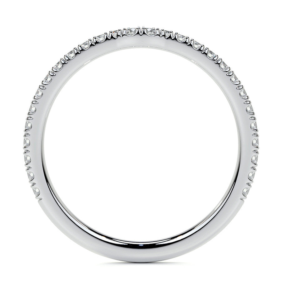 Cushion Hidden Halo Moissanite Engagement Ring