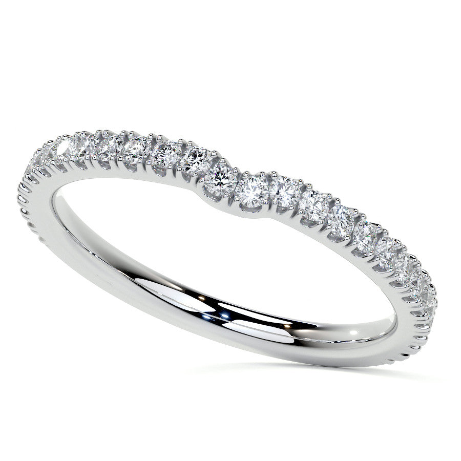 Marquise Hidden Halo Moissanite Engagement Ring