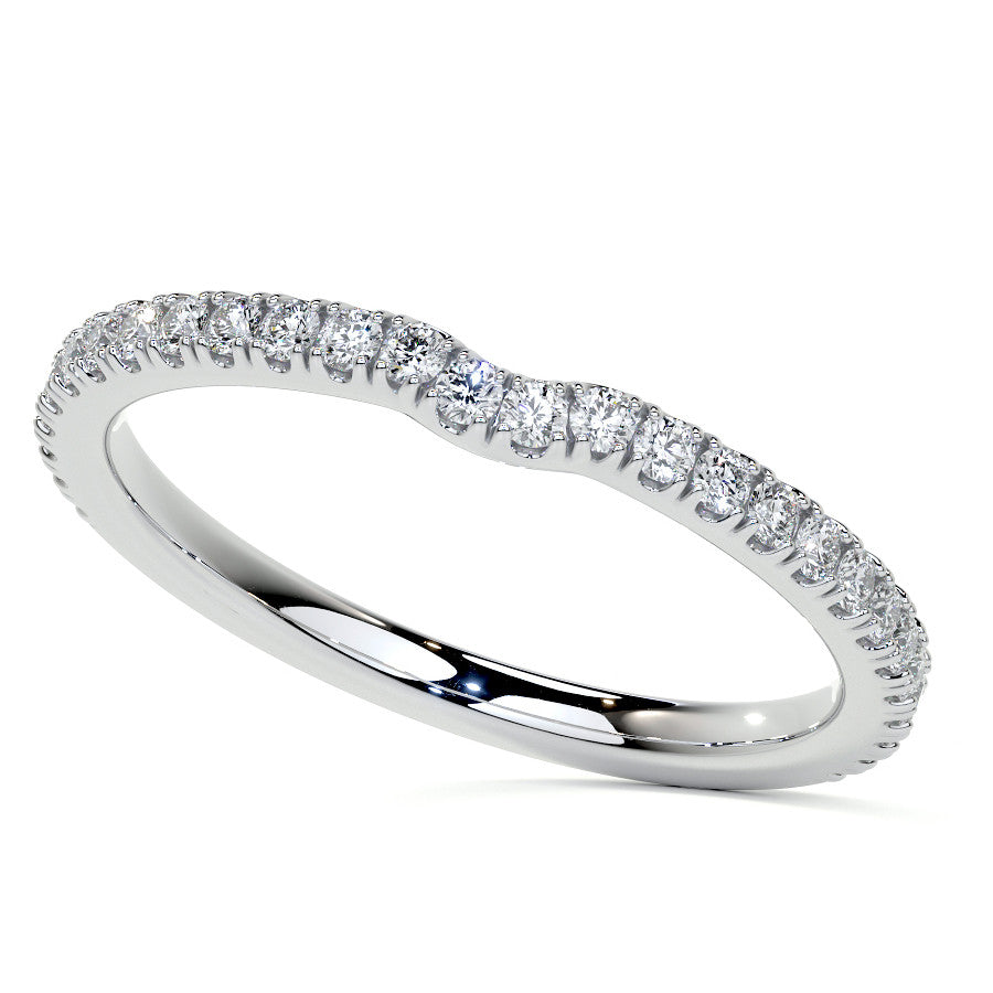 Oval Hidden Halo Moissanite Engagement Ring