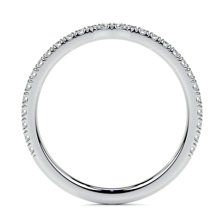 Oval Hidden Halo Moissanite Engagement Ring