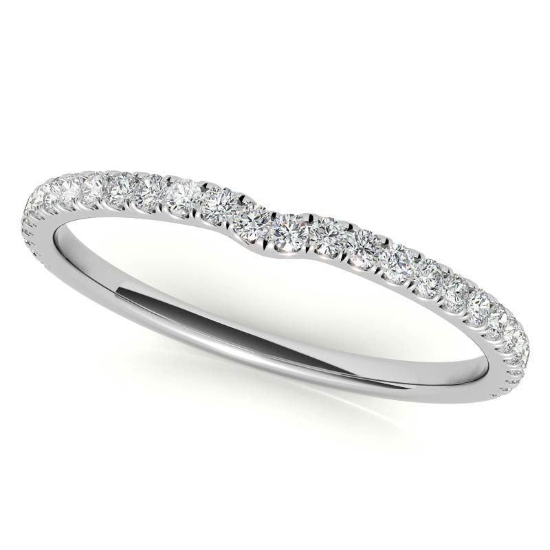 Princess Hidden Halo Moissanite Engagement Ring