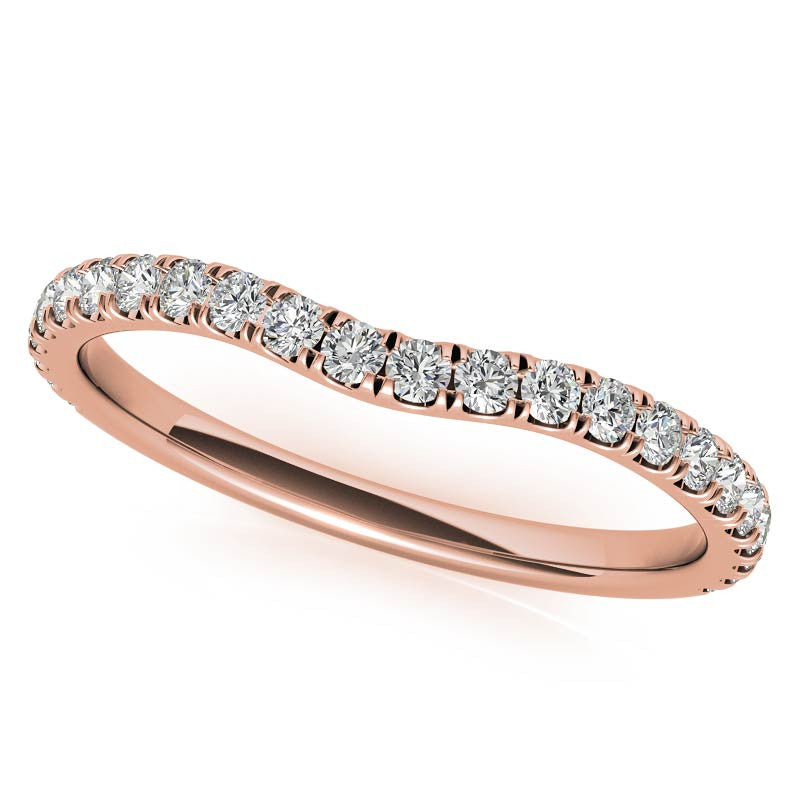 Cushion Moissanite Engagement Ring with Pave Accented Basket