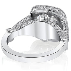 Ornate Legacy Asscher Engagement Ring