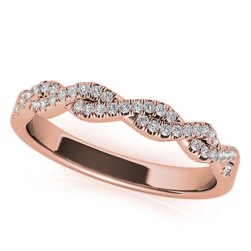 Three-Stone Round Brilliant Moissanite Engagement Ring