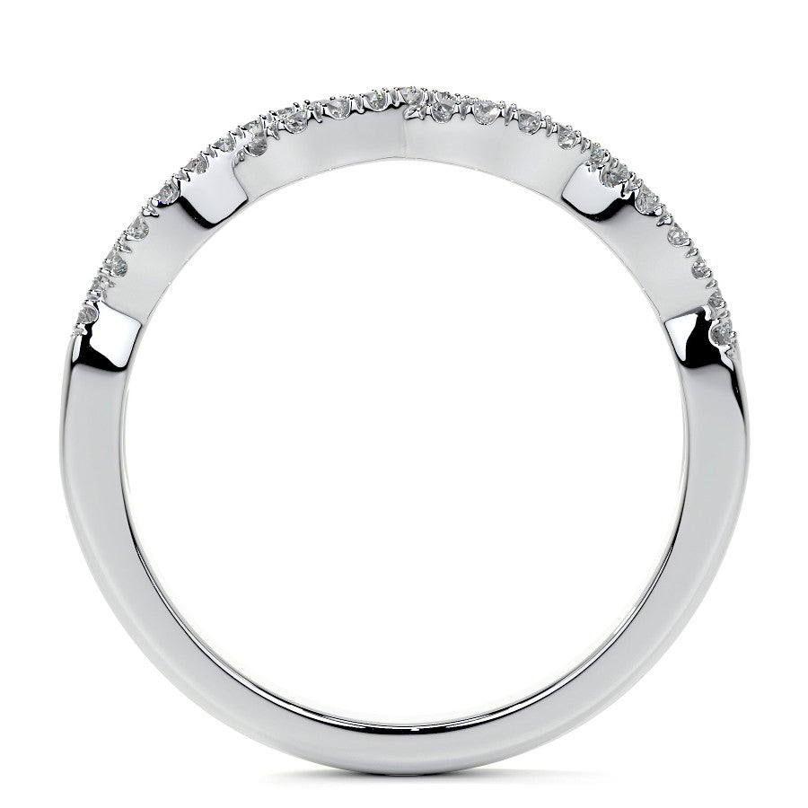 Three-Stone Emerald / Radiant Moissanite Engagement Ring