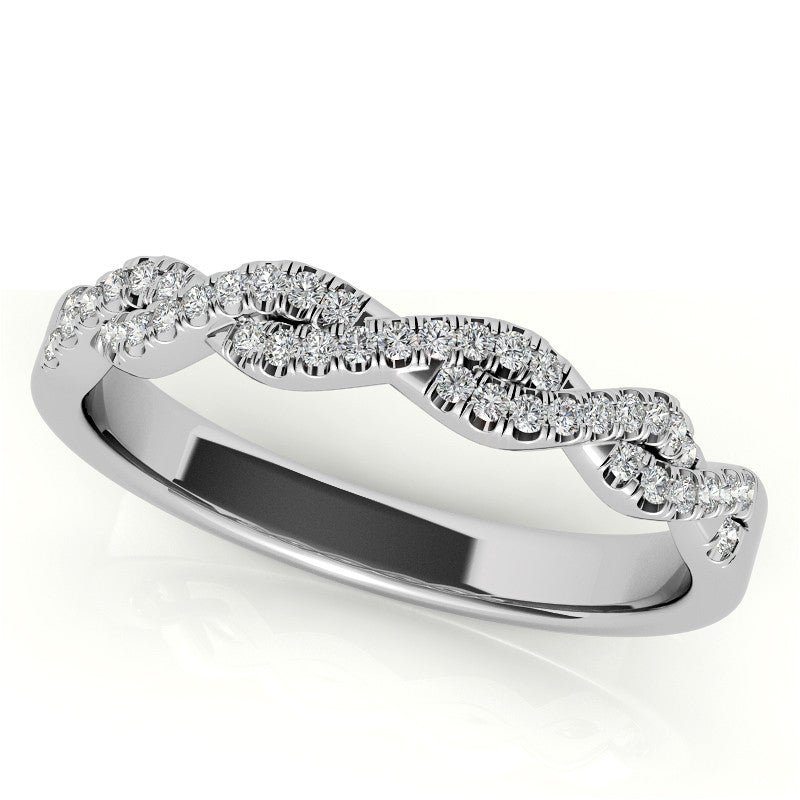 Three-Stone Pear Moissanite Engagement Ring