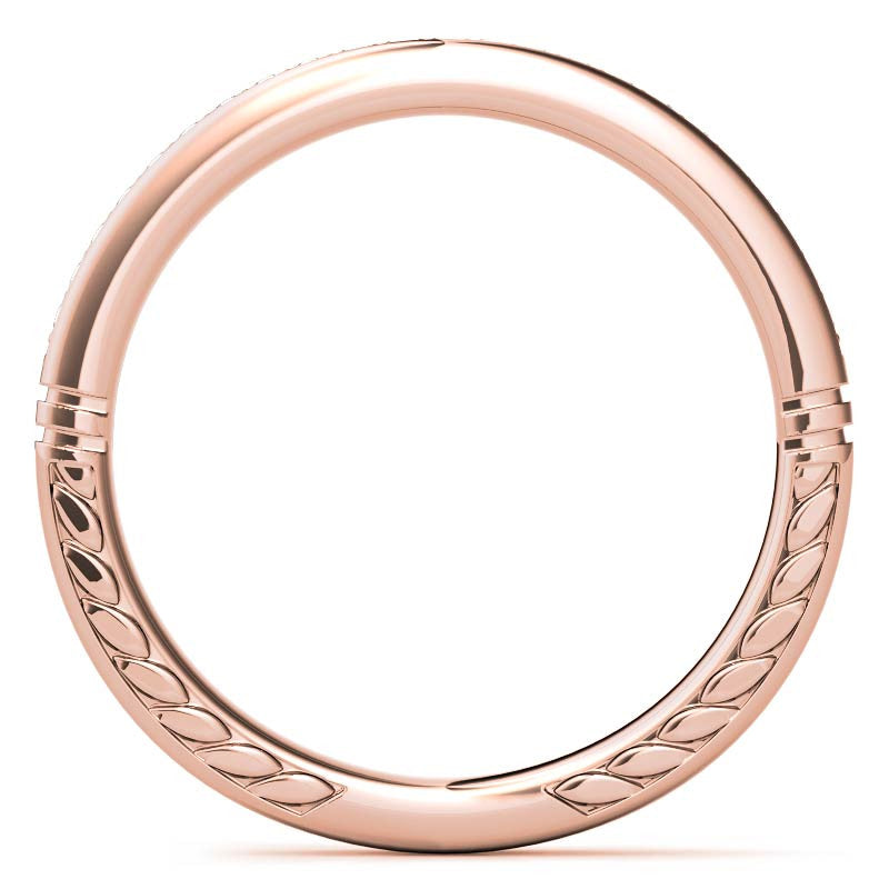 6-Prong Tulip Cathedral Round Brilliant Engagement Ring