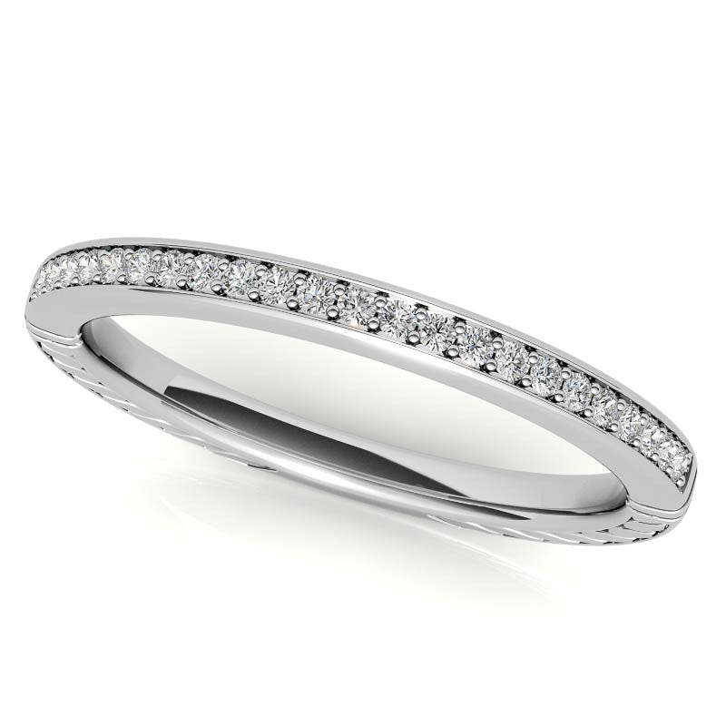 6-Prong Tulip Cathedral Round Brilliant Engagement Ring