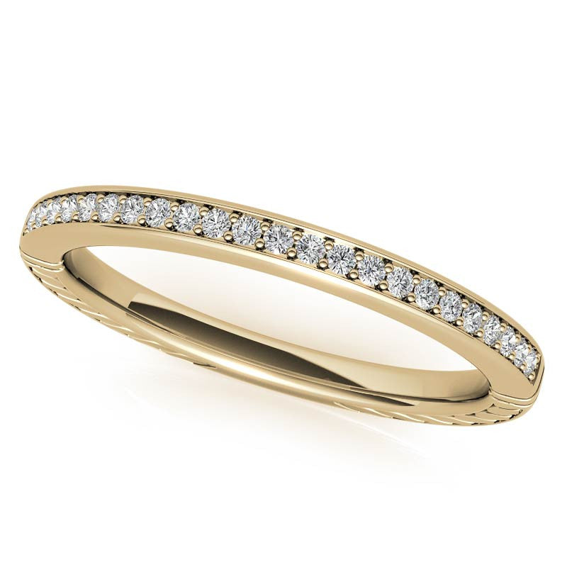 6-Prong Tulip Cathedral Round Brilliant Engagement Ring