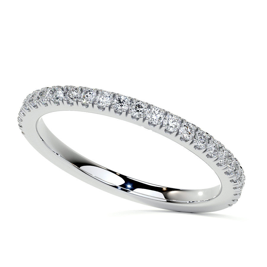 Pear Moissanite Top & Side Halo Eng Ring
