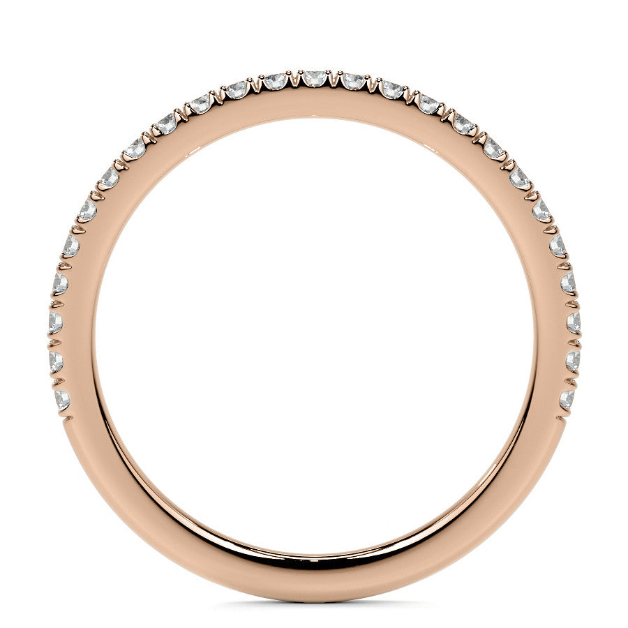 Pear Moissanite Top & Side Halo Eng Ring