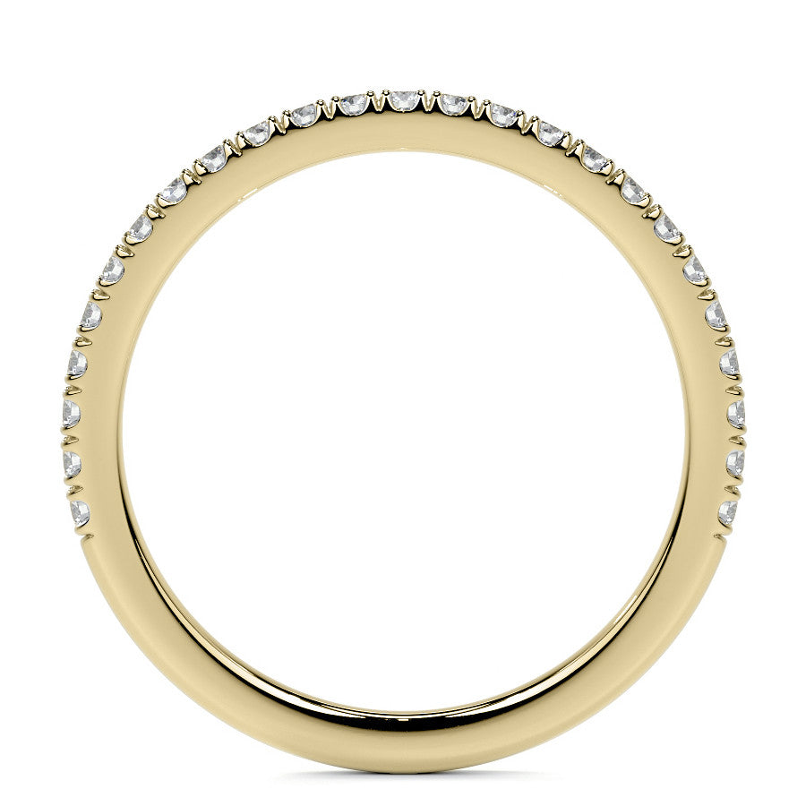 Pear Moissanite Top & Side Halo Eng Ring