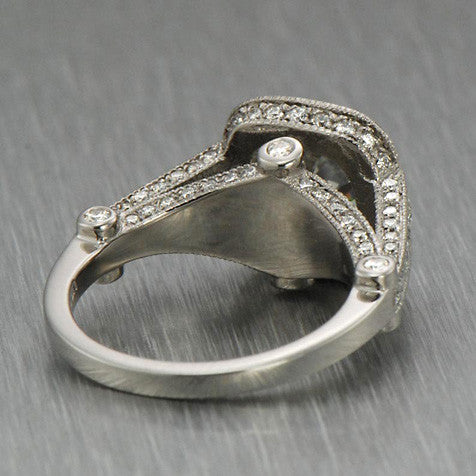 Ornate Legacy Moissanite Engagement Ring
