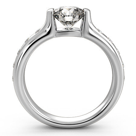 Modern Bezel Engagement Ring