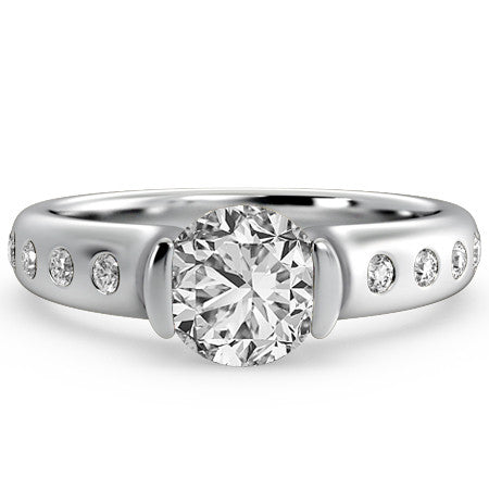 Modern Bezel Engagement Ring